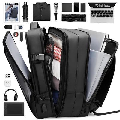 Marco Leyden Herren Geschäftsreise erweiterbarer Laptop-Rucksack