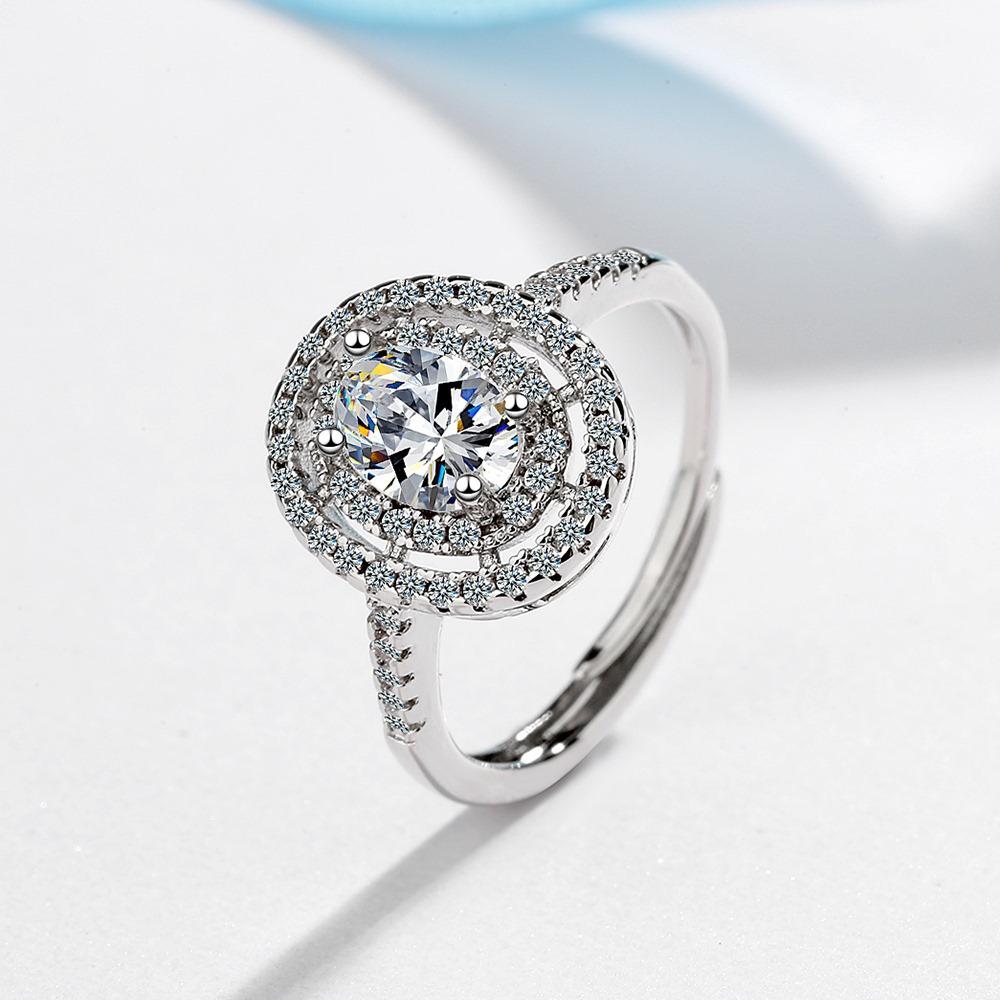 Lindon Kvinner kobberlegering Zircon Ringer Fest Jubileum Fine smykker Ring