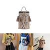 Bohemian Round Shoulder Bag With Tassels And Polyester Lining For Casual Outings