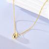 Necklace Piece Sliver Gold Simple Timeless Water Drop Star Heart Butterfly Necklace For Woman Wedding High-Grade Jewely Gifts