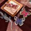 Elegant Vintage Crystal Dragonfly & Butterfly Brooch with Rhinestones - Women’s Luxury Corsage