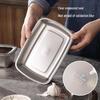 JINGRX 304 Stainless Steel Food Storage Container