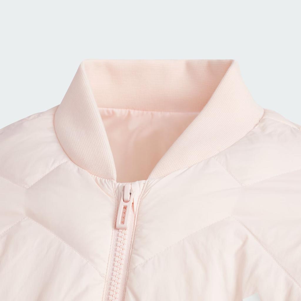 Adidas Lightweight Down Sportswear Water-Resistant Warm Casual 600 Fill Duck Down Kids Outerwear KC5917