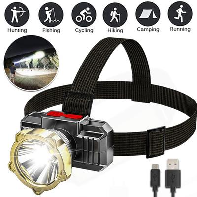 Rechargeable Outdoor Waterproof Head Torch Head Light Hiking Headlamp Camping Night Lamp