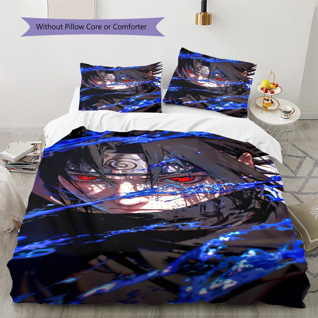Set Copripiumino Trapuntato con Fantasia Cartone Animato Federa Decorazione per la Casa Regalo di Compleanno (1 * copripiumino + 2 * federa, senza nucleo)
