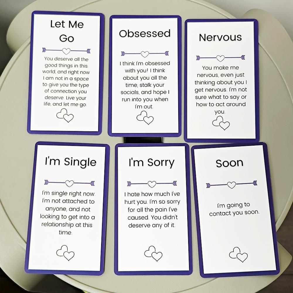 Das Keine Kommunikation Orakel Liebesbotschaften Beziehung 54 Karten Deck 10,3*6cm