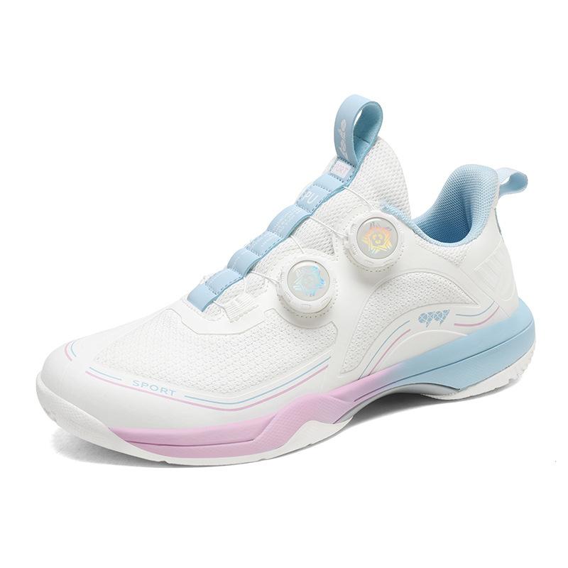 New table tennis shoes rotating buckle badminton shoes men's and women's outdoor sports running shoes tennis training shoes carbon sole