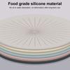 Insulation Pad Heat-resistant Easy Home to Clean Round Food-grade Silicone Restaurant Hotel Dining Table