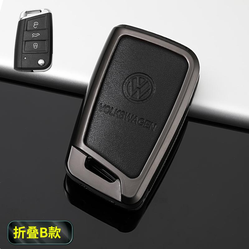 Car Key Case Cover Fob For VW Volkswagen Polo Tiguan MK2 Passat B5 B6 B7 Golf 4 5 6 7 MK6 MK7 Jetta Lavida Keychain Accessories zf9