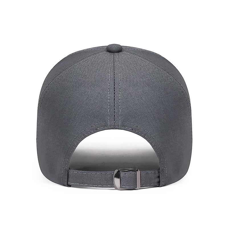 Men's Spring/Summer Duckbill Cap: Offset Print, All-Match, Sunshade, Hard Top Baseball Style