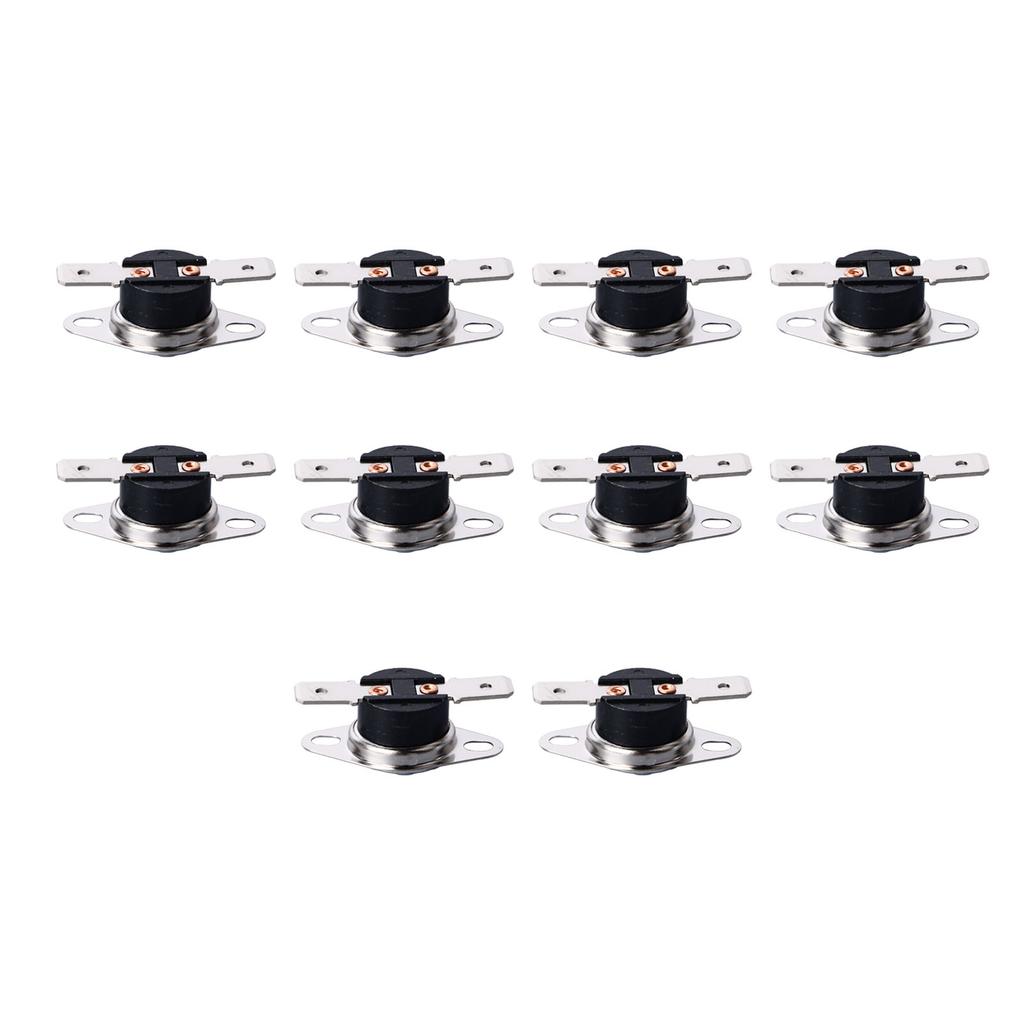 10PCS Thermal Control Switch KSD301 Normally Closed 135 Degrees Celsius Thermostat Temperature