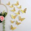 3D Butterfly Wall Decoration Hollow Butterfly Decals 3D Butterfly Wall Sticker X3UC