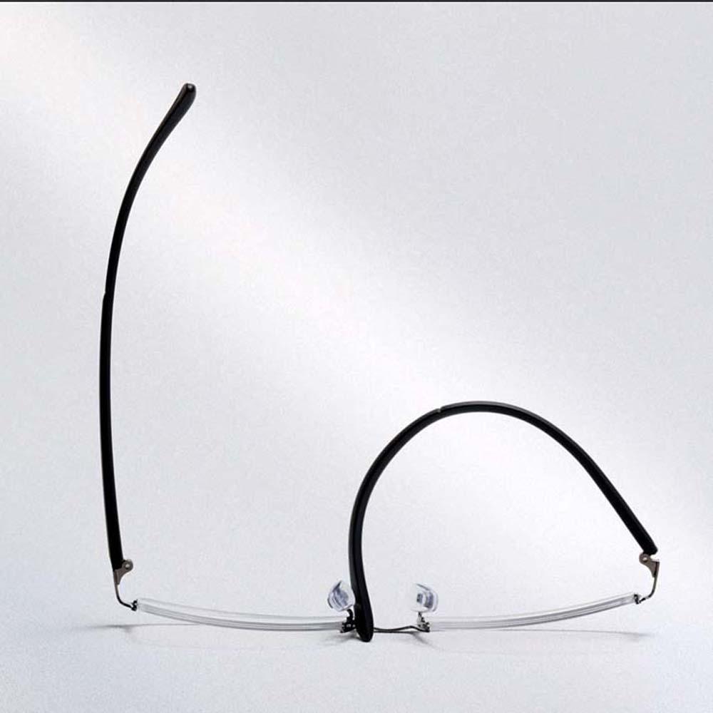 PC Anti Blu-ray Glasses Zinc Zinc Alloy Men Reading Eyewear 3 Color Half-frame Business Myopia Glasses  Gift