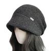 Japanese Style Artistic Autumn and Winter Warm Knitted Pile Hat  Loose Face Covering Woolen Hat for Women