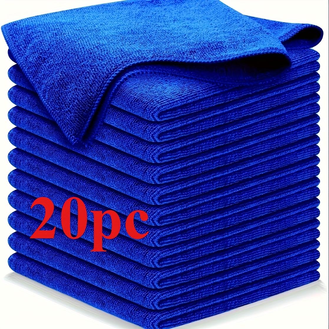 

20/10pcs Microfiber Cleaning Cloths for Cars - Super Absorbent, Multi-Purpose Dusting and Drying Towels for Home, Kitchen, and Vehicle Exterior Care 30*30cm/11.81*11.81in