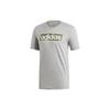 adidas T Shirts Men's Gray Crew Neck Moderate Straight Fit DV3051