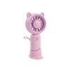 Portable Rechargeable Desktop Fan Small Personal Handheld Fan with Cute Animal Ear Design USB Charging Mini Fan for Office Travel