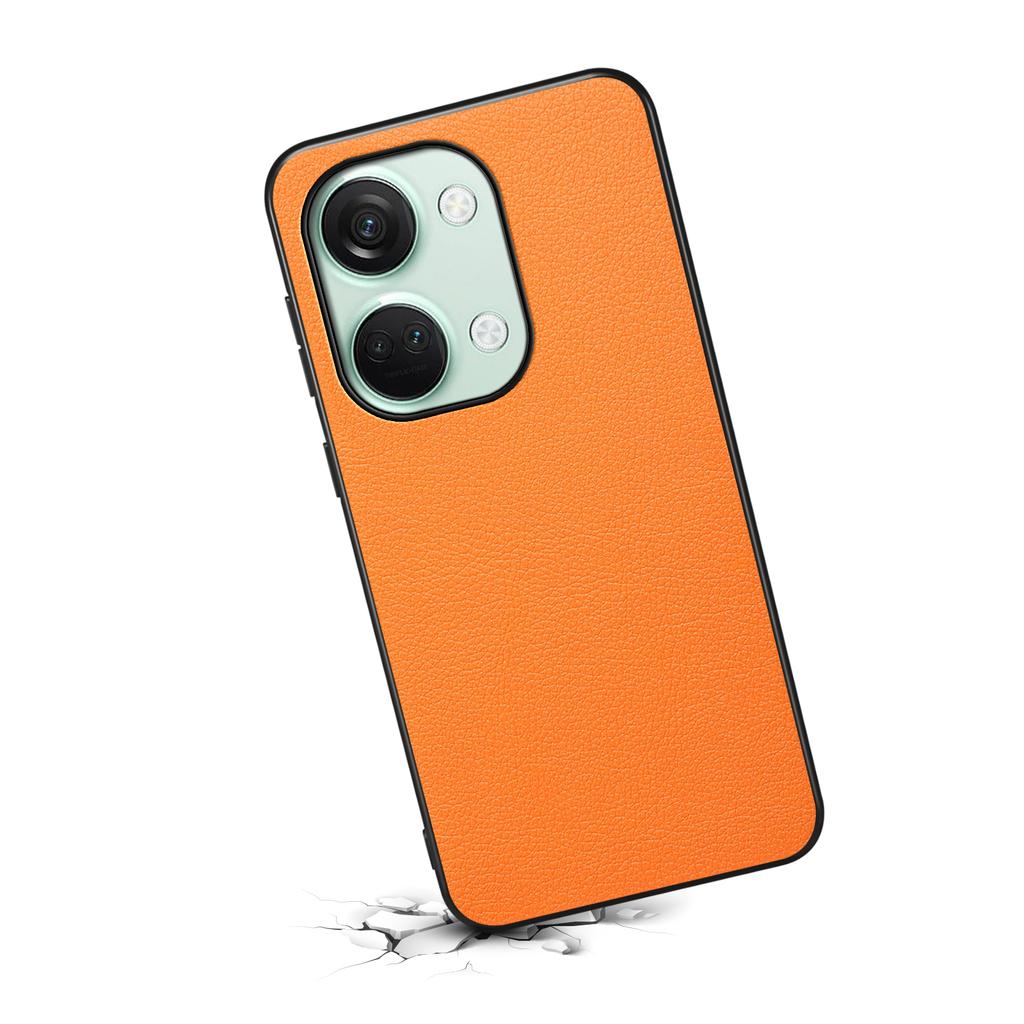 Phone Case for OnePlus Ace 2V/Nord 3 5G Shell PU Leather Calf Texture Cover