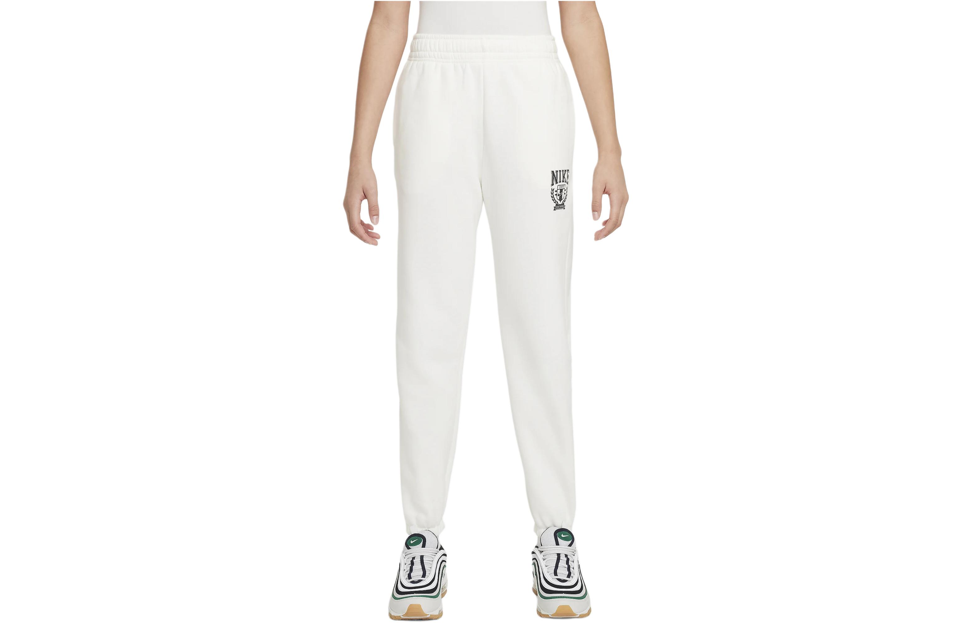 Kids  Nike Knitted Sweatpants Sportswear Sail White FZ4720-133 M