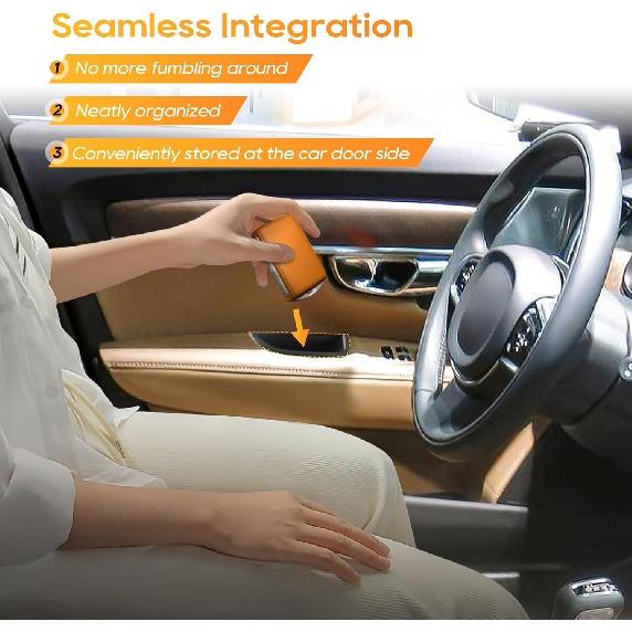 LFOTPP for S90 V90 Car Door Box for 2018-2021 2022 2023 S90 V90 Accessories ABS Door Side Storage Box Vol V O S90 V90 Interior Door Handle Armrest