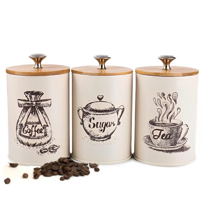 Bamboo Lid Sealed Storage Jar Set