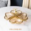Plastic Fruit Bowl Snack Tray Dried Fruit Plate Candy Box Food Storage Box Fruit Plate Dried Fruit Boxes Dessert Plates Dishes