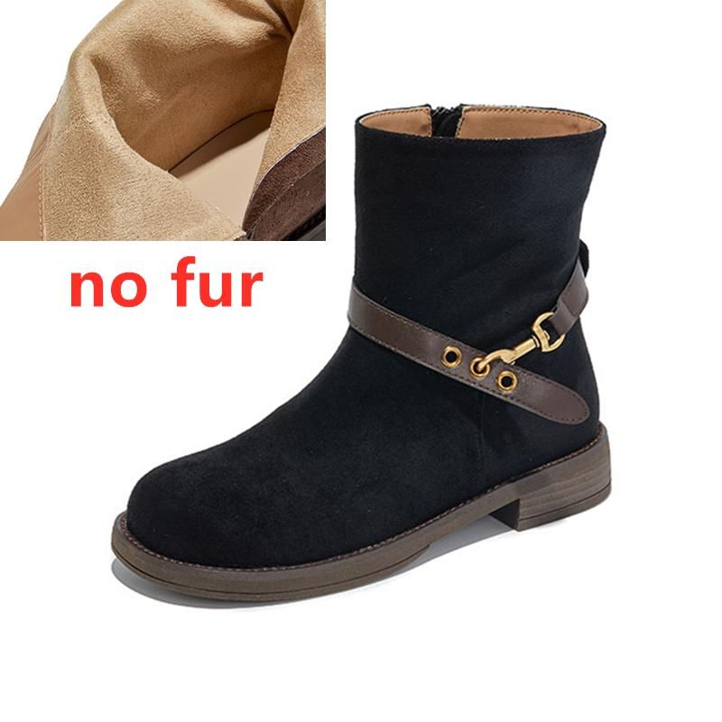 Mode 2025 Neue Damen Western Cowboy Stiefel Rutschfeste Runde Zehe Maillard Damenstiefel Große Größe Stiefeletten und Kurze Stiefel weiblich