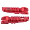 2pcs Rear Foot Pegs Footrest Aluminum Alloy Replacement FP‑256‑Set for DUCATI 1098 1198Red