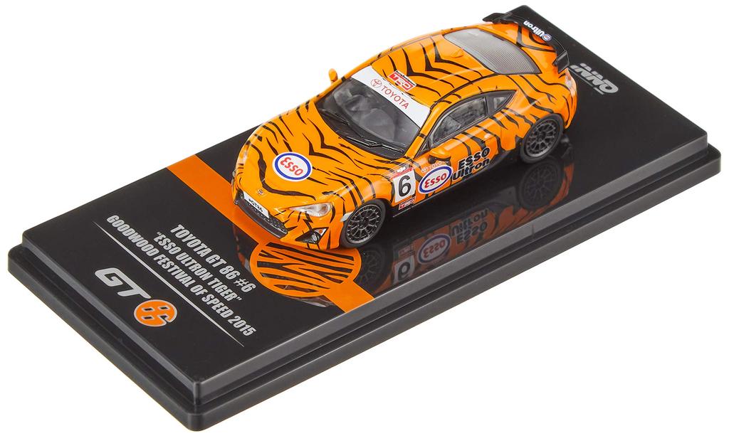 Inno Models Toyota GT86 GOODWOOD FESTIVAL OF SPEED ESSO ULTRON TIGER Finished Product 1/64 2015#6