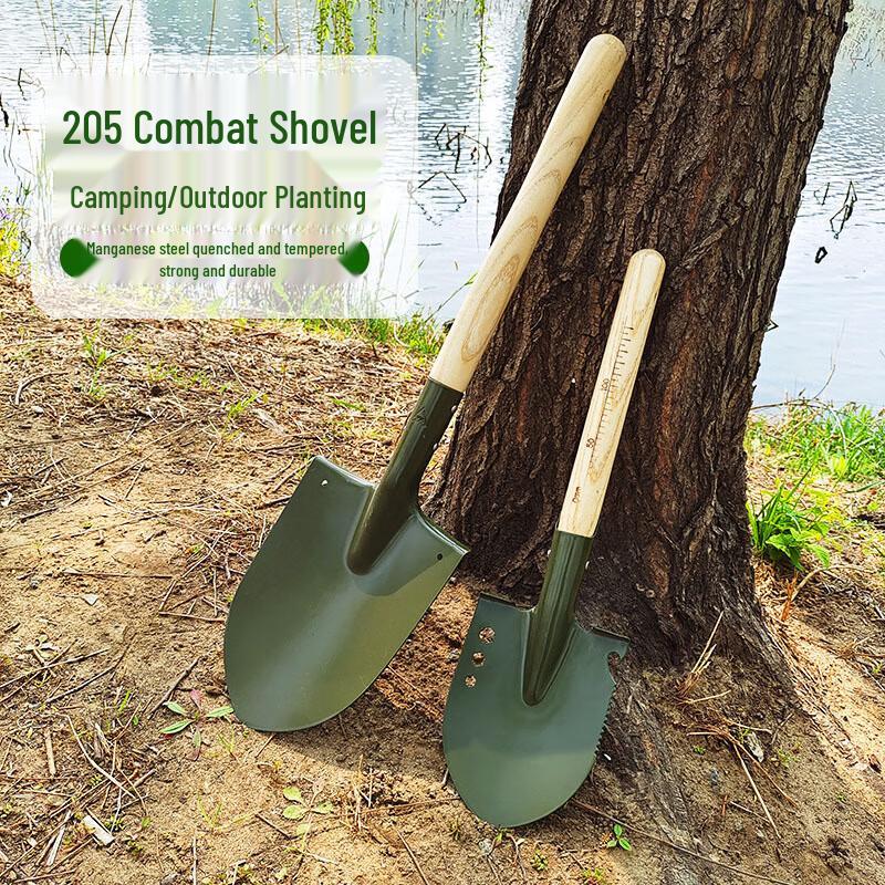 SPSR Outdoor Wooden Handle Entrenching Shovel