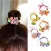 Süßes Blumen-Haarband-Set für Kinder Mädchen Schönes Haarseil Elastische Haargummis 5 Stück