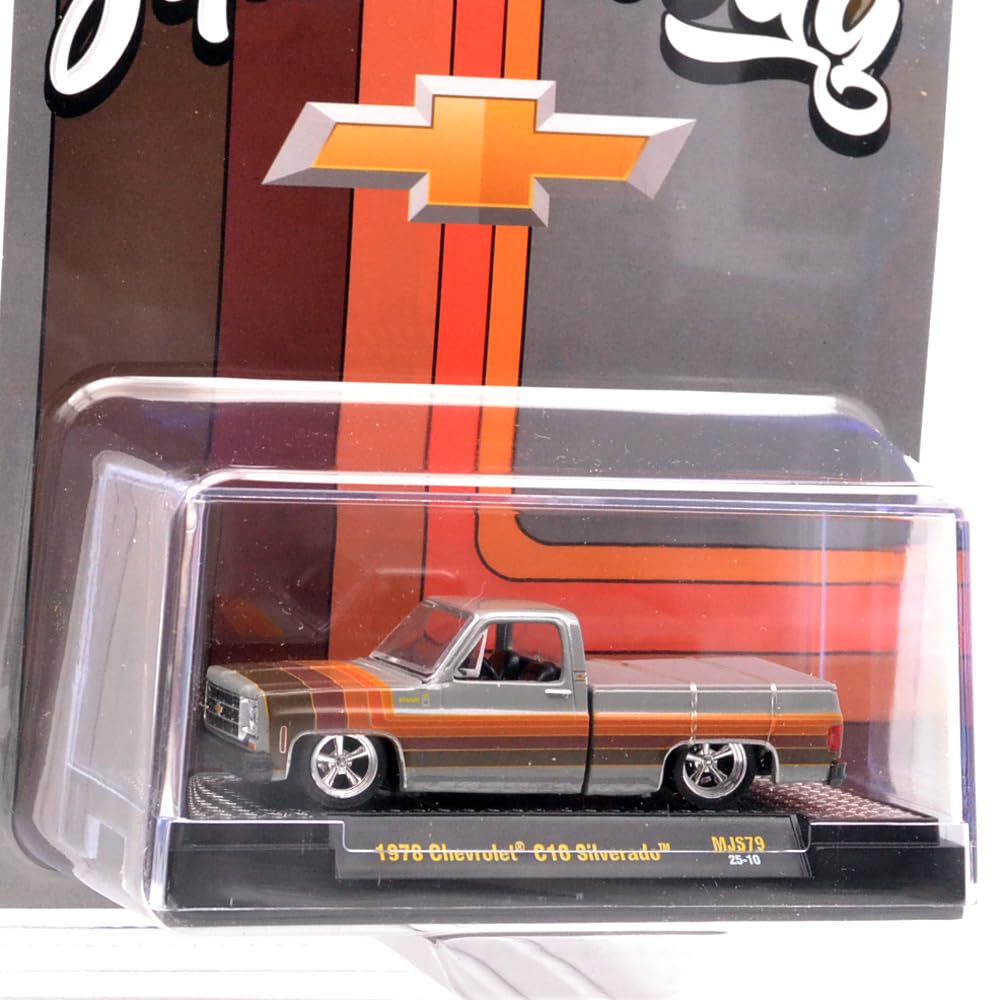 M2 MACHINES MiJo EXCLUSIVE 1978 CHEVROLET C10 SILVERADO 1/64 -