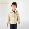 Balabala Boy's Fake Two-Piece Cartoon Hooded Puffer Jacket