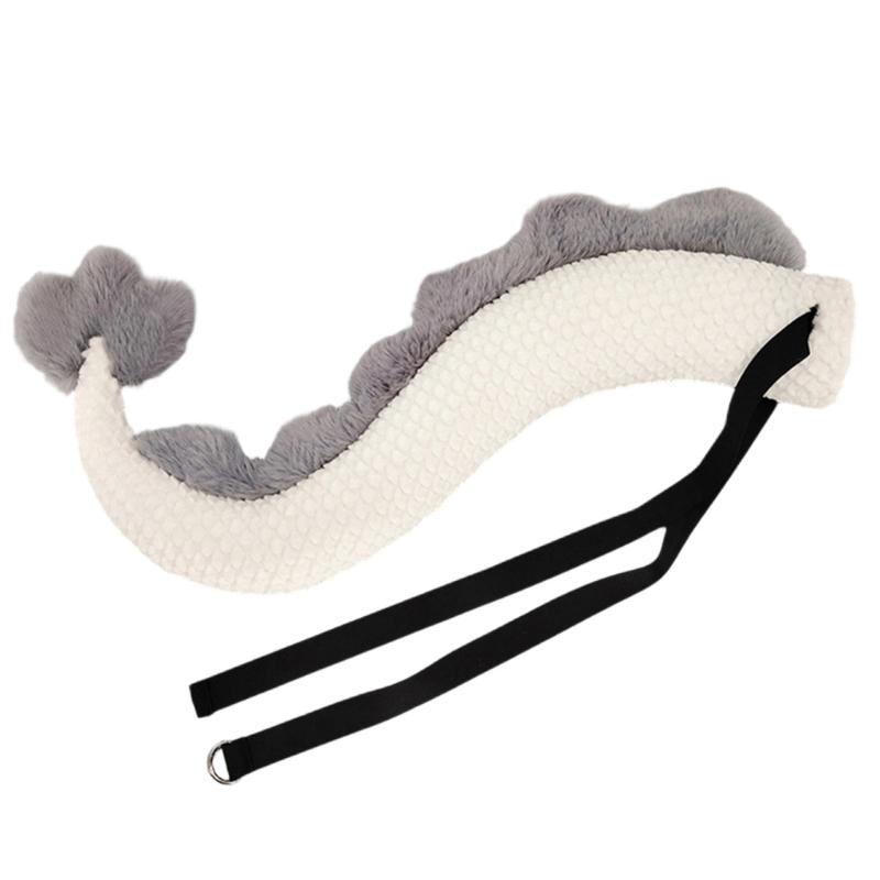 

Furry Dragon Ears And Tail Set Role Playing Headband Cosplay Headwear For Cosplay Halloween Party Costume Accessories