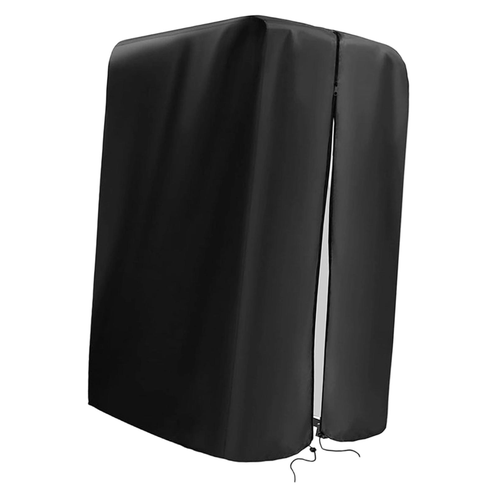 

Squat Rack Cover with Drawstring Bottom 102×107×224cm Dustproof Pull up Bar Cover чорний