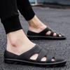 Herren Sommer Outdoor Geschlossene Zehen Hohl Rutschfest Lässige Clog Sandalen Fahren Dual-Purpose Strandschuhe