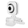 Built in Microphone Computer Camera Webcam PC Accessory 480P White with Transparent Clip