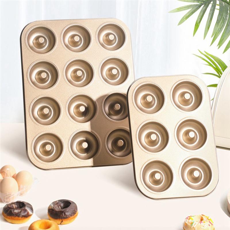 

AEE2-Holes Donut Cake Mold DIY Chocolate Pastry Dessert Cookie Muffin Baking Mould Handmade Utensils