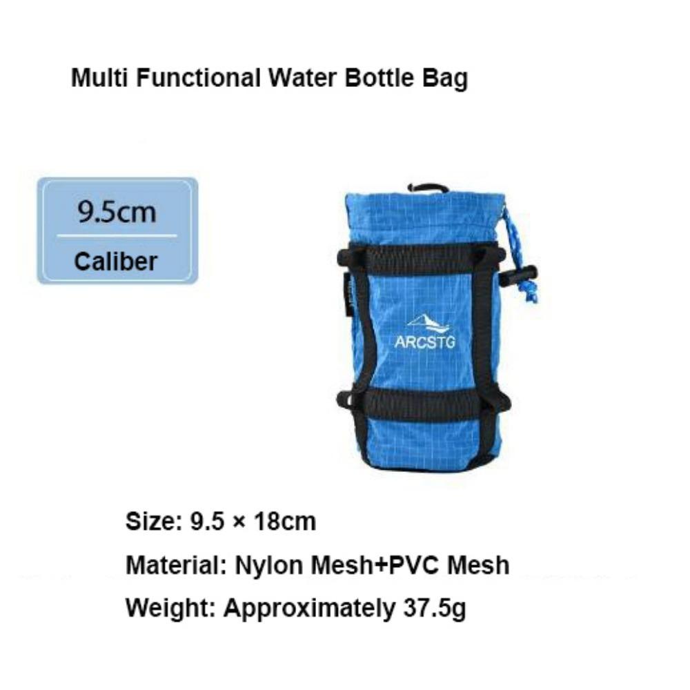 

8 Colors Outdoor Sports Hanging Bag 9.5 × 18cm External Water Bottle Bag Hiking Accessory Bag синий