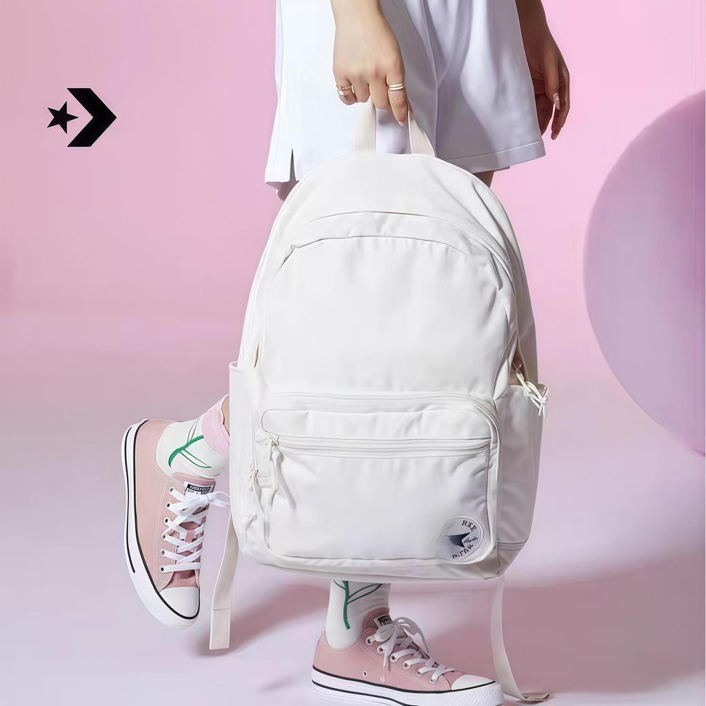 High-Quality Trendy Converse Backpack - Large Capacity Laptop Schoolbag for Sports, Travel, and Students