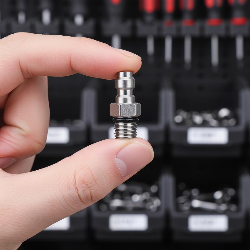 Quick Connect Valve 8mm Male End High Pressure Durable Structure for Steam and Liquid Lines
