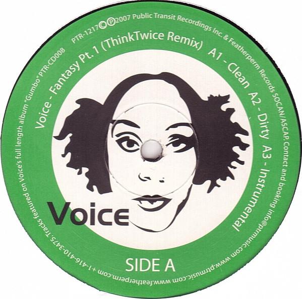 

12inch Record VOICE - Voice Remixes PTR1217 Public Transit 2007 Canada Rap & Hip-Hop/R&B Used