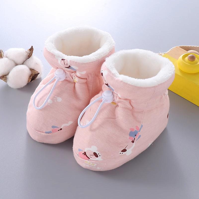 

Теплые флисовые пинетки и носки – Мягкая подошва, хлопок, для 0-12 месяцев и начинающих ходить M: Sole 12cm for 0-9 months