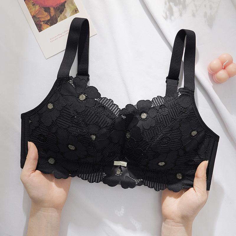 Lace Gathering Small Breasts Thickened Non-marking Breathable Breast Anti-sagging Sexy Bra