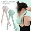 Electric Long Handle Bath Brush with 5 Brush Heads - Powerful Scrubbing