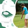 Home Yard Outdoor Golf Training Aid Golf Putting Trainer for Indoor with Hole Flag Putter Green Practice Aid Adjustable Hole