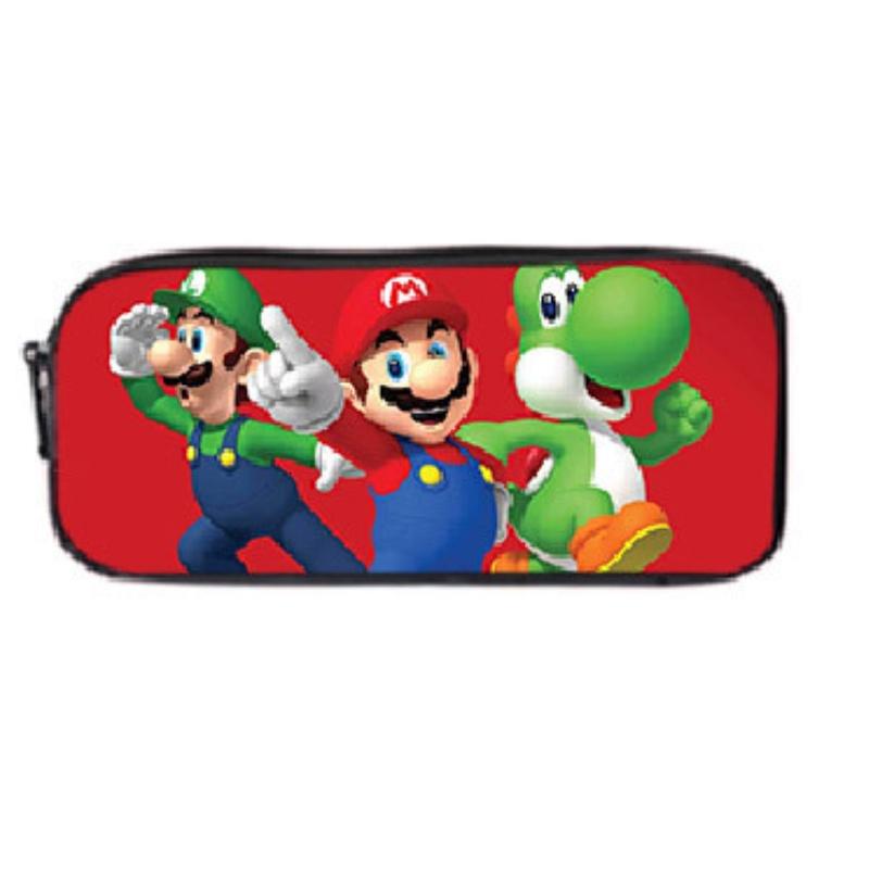 New Arrival Mario Cartoon Backpack For Elementary And Middle School Students Lunch Bag And Pencil Case Included
