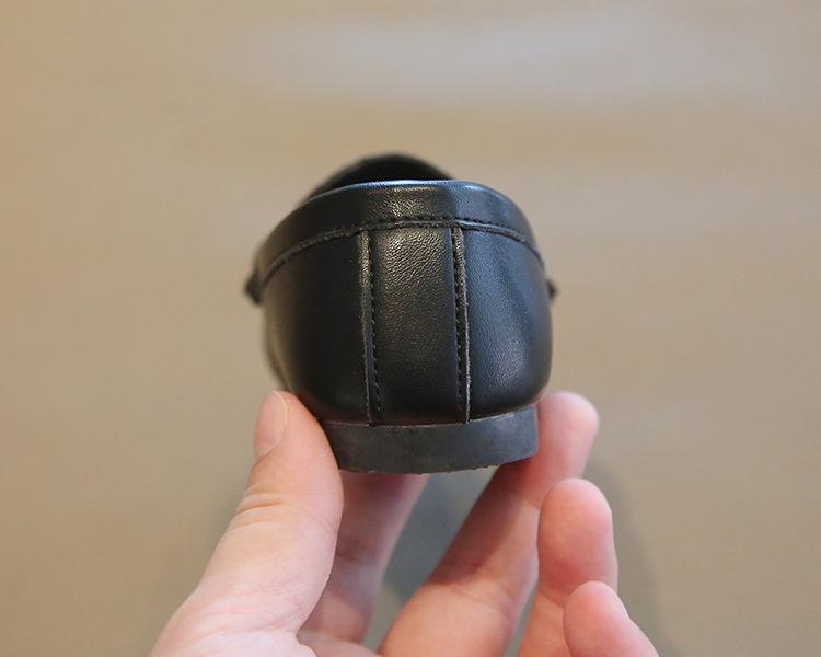 Dziecięce Skórzane Buty Mary Jane - Wiosna/Jesień 2025 Wsuwane Miękka Podeszwa dla Chłopców i Dziewcząt