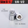 1/2,1/4,3/8 Ratchets Wrench Socket Adapter Converter Transfer Socket Wrench Ratchet Sleeve Adapter Drive Spanner Connecting Head