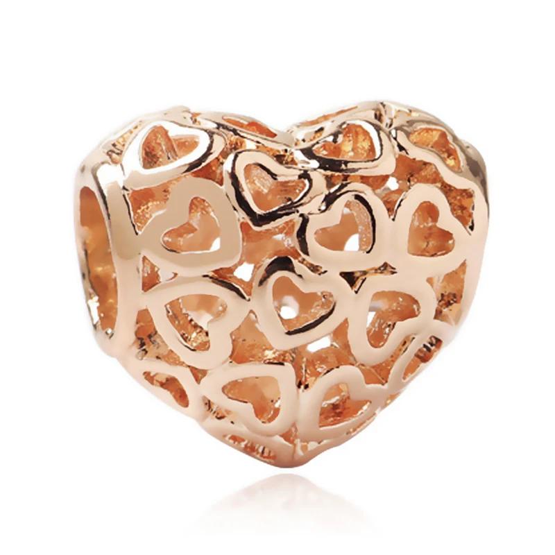 Nan Grand Daughter Best Friend Heart Beads Fits Charm Bracelet&Bangle DIY Women Jewelry Making